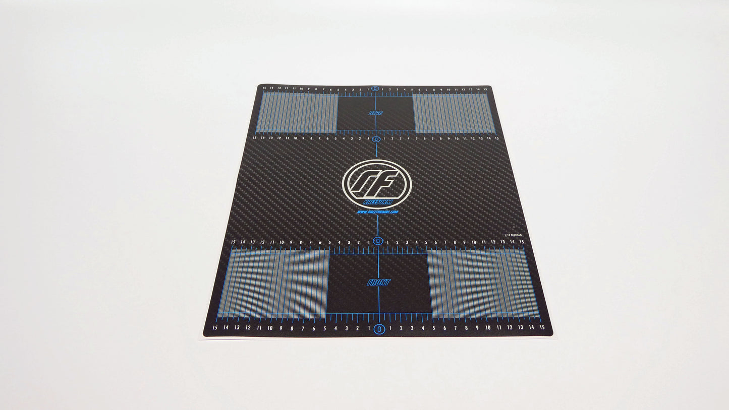 CARBON FIBRE GRAPHIC SETUP DECALS