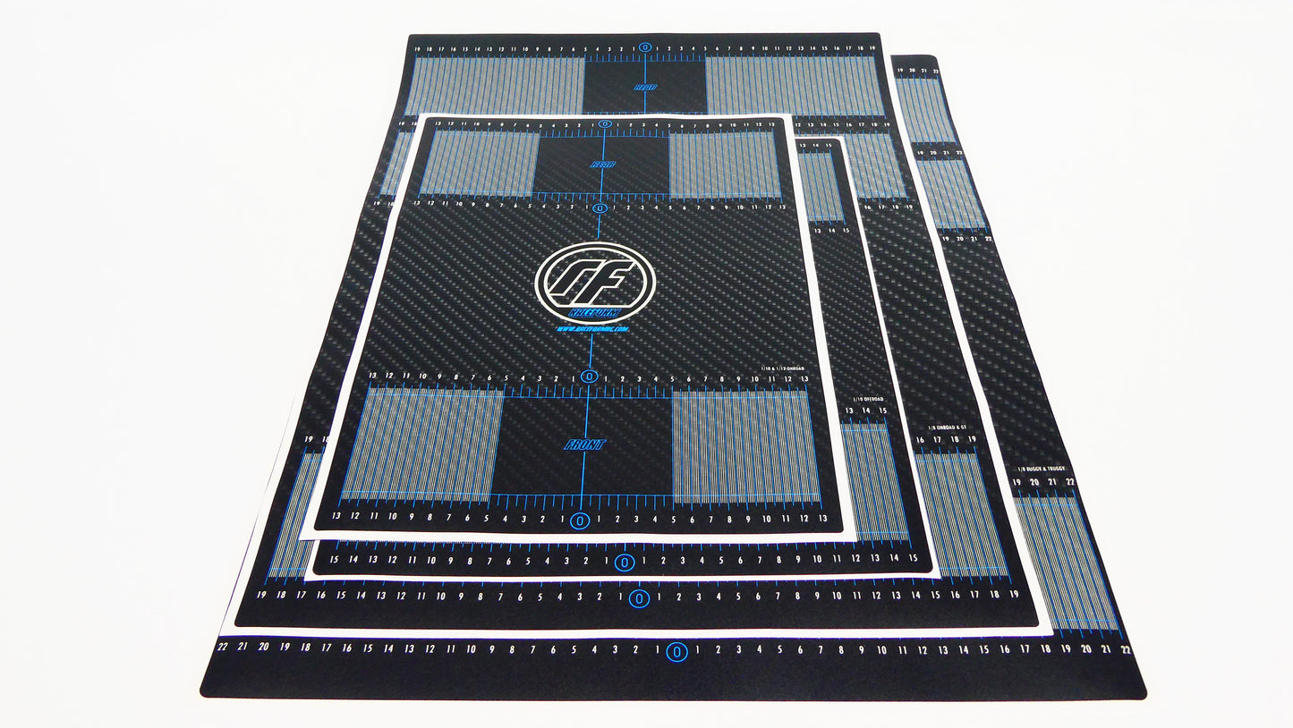 CARBON FIBRE GRAPHIC SETUP DECALS