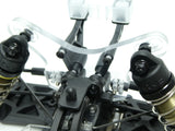High Impact Modified TeknoRC EB410 Shock Towers with Rear Shock Front Position Conversion