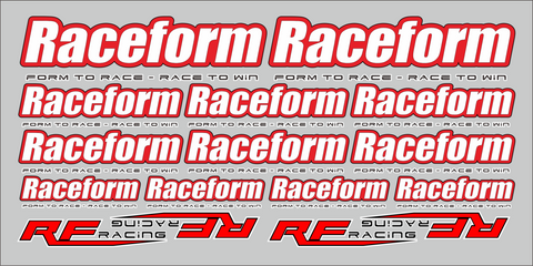 RACEFORM TEAM DECALS